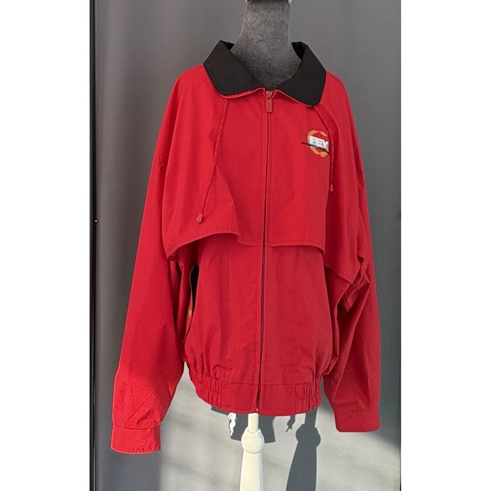 VTG Gear For Sports Windbreaker Jacket XL Red Cape Back 90s Gorpcore‎ Streetwear